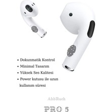 Teknomila Pro 5 Bluetooth Kulaklık 5.0 Yeni Versiyon Pro 5