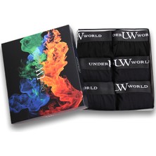 Cnt Underworld Erkek Rahat Katlanma Yapmayan Premium Kutulu Likralı Boxer