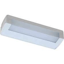 Pamir Ayna Üstü Modern Led'li Aplik, Beyaz Gövde, 14W, 4000K Doğal Beyaz Işık