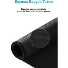 Noyiska Gamer 90CMX40CM Siyah Mause Ped Gaming Oyuncu Mouse Pad Kaydırmaz Mousepad Uzun Xxl Pad