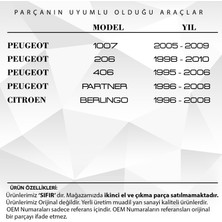 DNC Auto Part Peugeot 206,406, Partner-Citroen Berlingo Için Pedal Lastiği