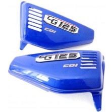 MK Motor Cg 125 Yan Kapak Sağ-Sol Takım Mavi