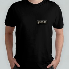 Pixxa Mr. Beast %100 Pamuklu Bisiklet Yaka T-Shirt Model - 25
