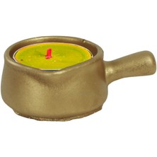 Evene Mumluk Şamdan Tealight Mum Uyumlu Mini Tava Model