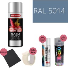 Nalburun 400 ml Doldurulmuş Selülozik Mat Sprey Boya + Astar + Boya Sökücü Set Ral