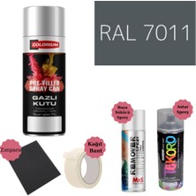 Nalburun 400 ml Doldurulmuş Selülozik Mat Sprey Boya + Astar + Boya Sökücü Set Ral