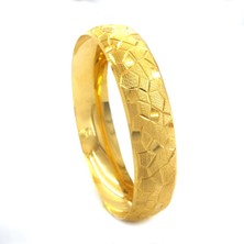 Ferizz Altın Kaplama Cam Kırığı 1.5 cm Bilezik BLZ-3062