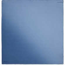 Bursa İpek Koyu Indigo Indigo Degrade Twill Ipek Eşarp