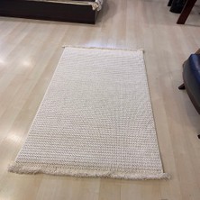 Eko Halı Motto Plaın  Beyaz 80 x 150 cm 1,2 M2