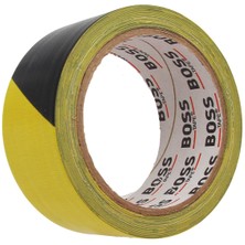 Boss Tape Sarı Siyah Duct Tape En:48 Boy:5mt