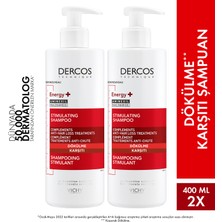 Dercos Energisant Şampuan 400 ml x 2