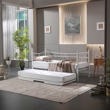 Bedliga Daily Yavrulu Karyola Daybed Tek-Çift Kişilik Karyola+Yatak Seti