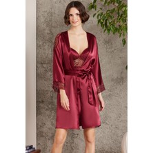 Pierre Cardin  Penye Gecelik Sabahlık Pijama Takım Şort Takım 6'lı Gelin Çeyiz Seti - 6000