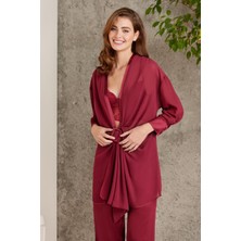 Pierre Cardin  Saten Dörtlü Gelin Çeyiz Seti -  7025