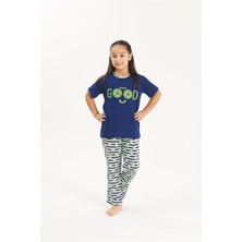 Yeni Inci Yarım Kollu Kız Çocuk Pijama Takım CKP371