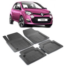 Eraks Car Accesories Twingo Uyumlu 3D Havuzlu Araç Paspas Oto Paspas Profsyonel-Prf