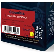 Moliendo Colombia Medellin Supremo Yöresel Kahve (Çekirdek Kahve) 250 g