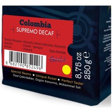 Moliendo Colombia Supremo Decaf (Kafeinsiz) Yöresel Kahve (Çekirdek Kahve) 250 g