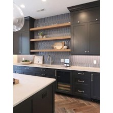 KRT Dolap Kaplama Folyosu Mat Siyah 122 CM X 4 MT Kendinden Yapışkanlı