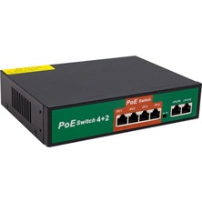 Avrasya Powermaster 72W 10/100 Mbps 4+2 Port Poe Ethernet Swıtch