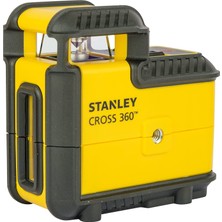 Stanley STHT77504-1 Çapraz Çizgi Lazeri SLL360° (Kırmızı Diyot Ile, 360° Yatay Dikey Çizgi, Kendiliğinden Hizalanır, Lazer Sınıfı 2, Duvar Tutucu, 2 x Pil ve Taşıma Çantası Dahil, 1,5 V)