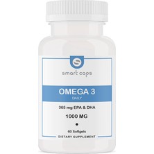 Smartcaps  Omega 3 Daily 1000 mg 60 Softgel