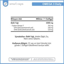 Smartcaps  Omega 3 Daily 1000 mg 60 Softgel