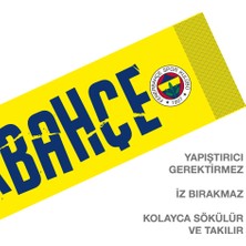 Odyak Taraftar Kart Odyak Statıkıum Atkı 2 20x118 cm Statik Kağıt Yapışkansız Fenerbahçe Lisanslı Orijinal