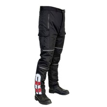 Drc Outdoor Kışlık Siyah / Kırmızı Motorcu Pantolonu ( Yeni Yasaya Uygun )