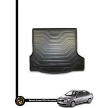 Gold  Renault Symbol Sedan 2013 ve Sonrası Yeni Nesil Full Kauçuk Bagaj Havuzu