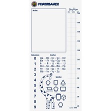 Odyak Statıkıum Boyölçer 56X120 cm Statik Kağıt Yapışkansız Fenerbahçe Lisanslı Orijinal