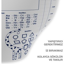 Odyak Statıkıum Boyölçer 56X120 cm Statik Kağıt Yapışkansız Fenerbahçe Lisanslı Orijinal