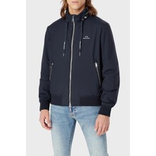 Armani Exchange Logolu Gizli Kapüşonlu Regular Fit Mont Erkek Mont 8NZB60 ZN97Z 1583