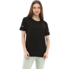 Ghassy Co. Kadın Nem Emici Hızlı Kuruma Atletik Teknik Performans Spor T-Shirt