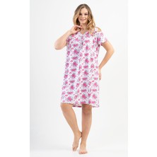 Vienetta Pamuklu Kısa Kol Kısa Gecelik
