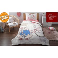 Özdilek Enjoy Beyaz Kapitone Dört Mevsim Nevresim Takımı Complete Set