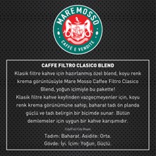 Caffe Filtro Clasico Klasik Filtre Kahve(ÇEKİRDEK) 250 GR.