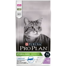 Pro Plan +7 Yaş Için Hindili Kısırlaştırılmış Yaşlı Kedi Maması 3 kg