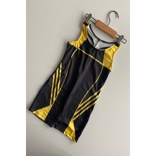 Podium Giyim Yeni Trend  Çizgili Hızlı Kuruyan Yüzücü Kız Çocuk Mayo