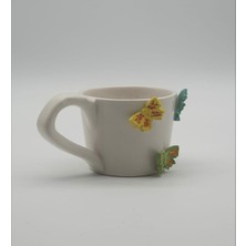 Megg Kelebek Kabartma Mug