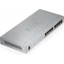 Zyxel GS1008HP, 8 Port Poe, Gigabit, 60W Yönetilemez, Masaüstü Switch