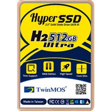 Twinmos Tm512Gh2U 512GB 580-550MB Sata3 SSD