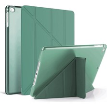 Wowacs iPad 10.nesil 10.9" (A2696-A2757) Uyumlu Kılıf 3 Farklı Stand Kalemlikli Tri Folding Tablet Kılıfı