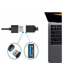 Yediseven Type C To USB 3.0 Otg Çevirici Veri Aktarım Macbook USB Flash Dönüştürücü Adaptör