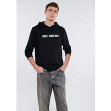 Mavi Game Changer Baskılı Siyah Sweatshirt 8810868-900