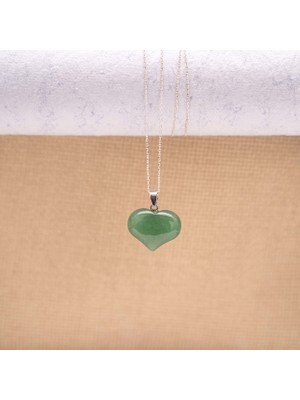 Maranki Aventurin Kolye Ucu Kalp