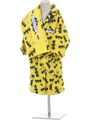 Özdilek Batman Dark Disney Lisanslı Çocuk Havlu Bornoz Seti 7/8 Yaş