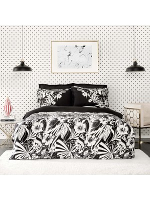 Karaca Home Pio Saten Tek Kişilik %100 Pamuk Nevresim Takımı Siyah