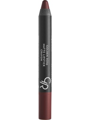 Golden Rose Matte Lipstick Crayon No: 01 Chocolate Brown - Mat Kalem Ruj - 8691190903015