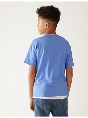 Marks & Spencer Saf Pamuklu Avatar™ T-Shirt